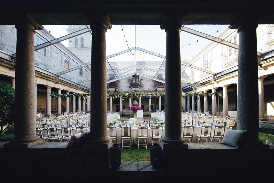 wedding photography portugal destination civil monastery cloister famalicao porto monument portugal